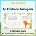 PlanBee An Emotional Menagerie Year 6 Poetry Lesson Pack by PlanBee