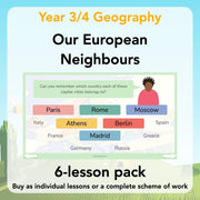 PlanBee Our European Neighbours | Europe KS2 Lessons by PlanBee