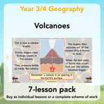 Volcanoes KS2 Geography Lesson Pack by PlanBee