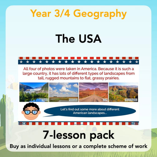 PlanBee The USA KS2 USA Geography lessons for Year 3 & Year 4
