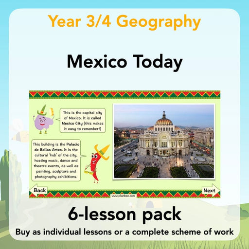 PlanBee Mexico Today: Year 3 & Year 4 Mexico KS2 Geography | PlanBee