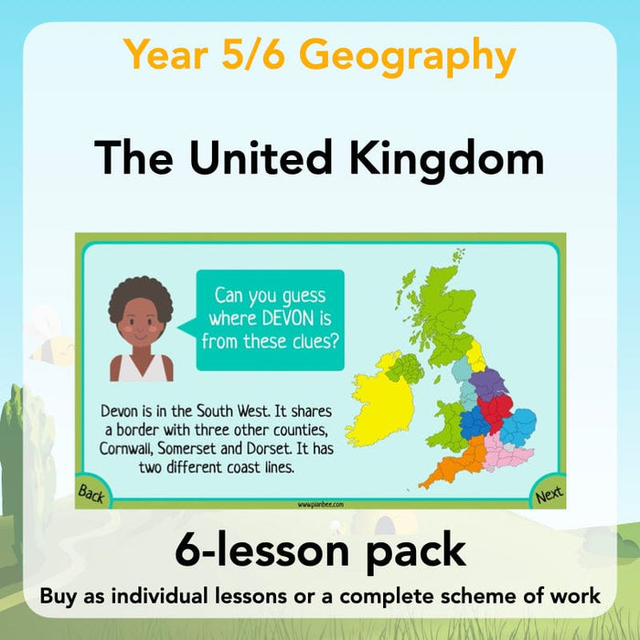PlanBee The United Kingdom KS2 Geography Planning Pack by PlanBee