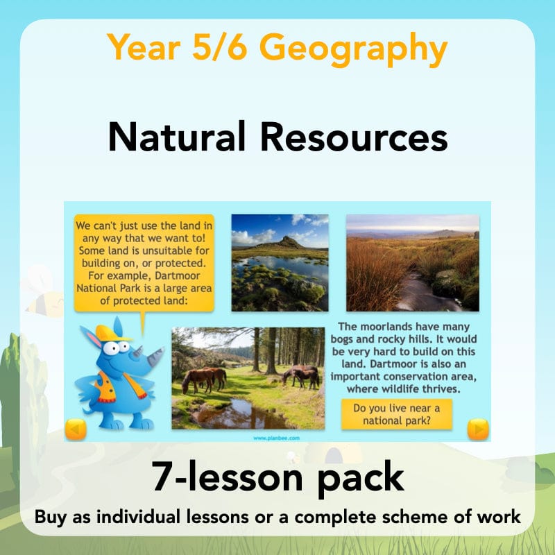 UK Natural Resources KS2 Geography lessons and activities — PlanBee