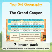 PlanBee The Grand Canyon KS2 Geography Lesson Plans