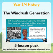 PlanBee Windrush KS2 History Lessons and Activities by PlanBee