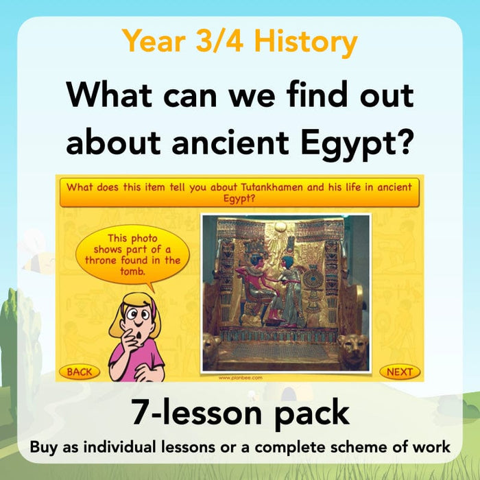 PlanBee Ancient Egypt Worksheets KS2 Year 3 & Year 4 | PlanBee Lessons