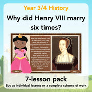 PlanBee Henry VIII KS2 History Lesson Plan Pack for Year 3 & Year 4