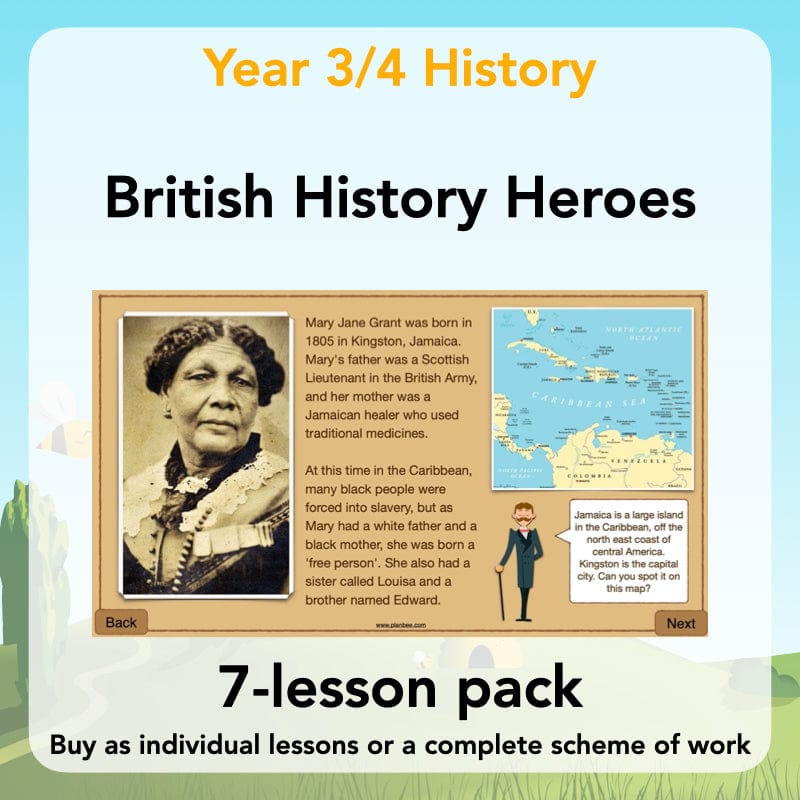 PlanBee British History Heroes KS2 History Lessons by PlanBee