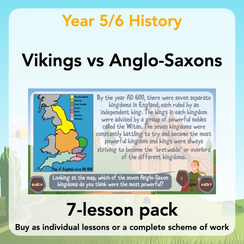 PlanBee Vikings and Anglo Saxons KS2 Planning Pack by PlanBee