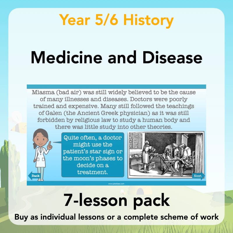 PlanBee Medicine Through Time Resources | KS2 History by PlanBee