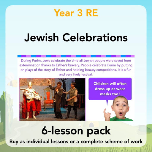 PlanBee Jewish Celebrations KS2 Primary RE Lesson Pack by PlanBee