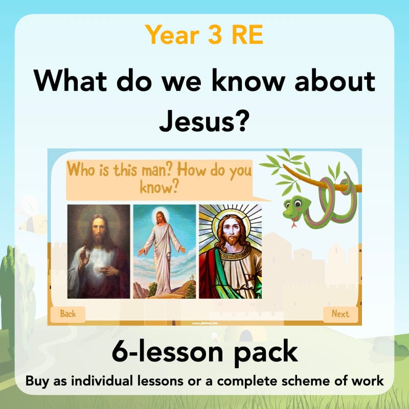 PlanBee What do we know about Jesus? KS2 Year 3 RE Lessons by PlanBee