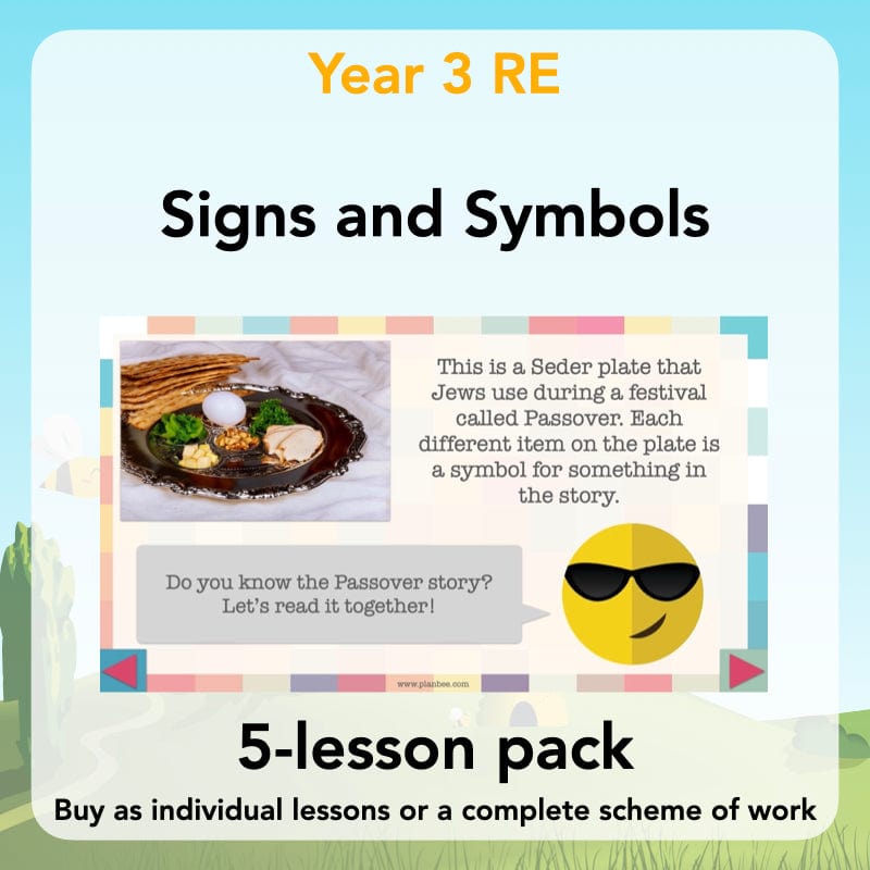 PlanBee Religious Signs and Symbols – Year 3 RE lessons
