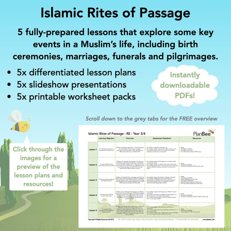 Rites Of Passage In Islam Ks2 Islamic Re Lessons By Planbee 