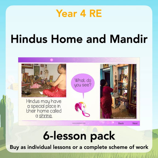 PlanBee Where do Hindus worship? Mandir Hinduism KS2 Lessons PlanBee
