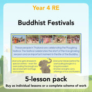 PlanBee Buddhists Festivals and Celebrations KS2 lesson by PlanBee