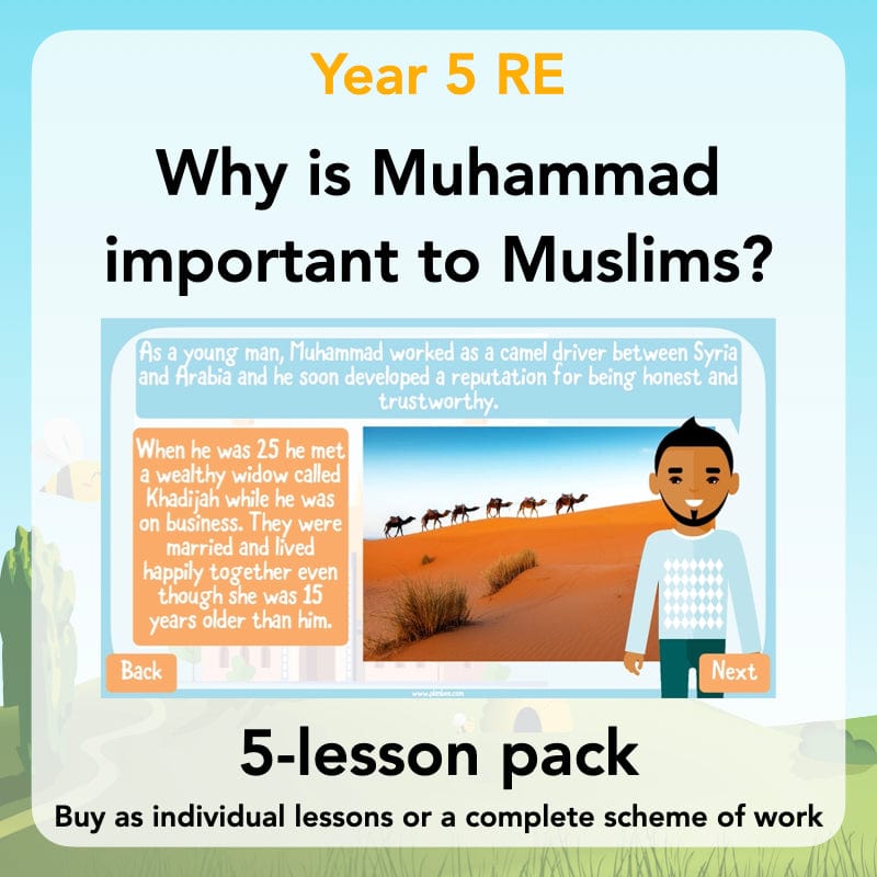 PlanBee Why is Muhammad important to Muslims? Year 5 RE Lessons