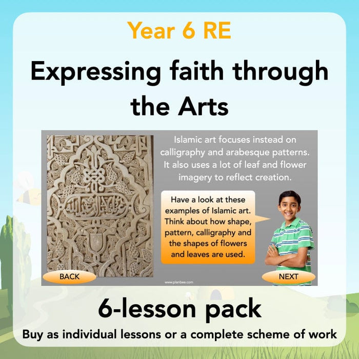 PlanBee Expressing Faith through the Arts KS2 RE lessons by PlanBee
