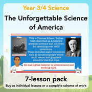 PlanBee The Unforgettable Science of America: KS2 Science Planning