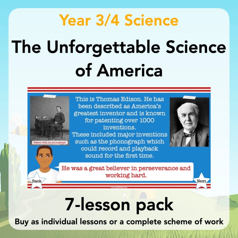 The Unforgettable Science of America: KS2 Science Planning — PlanBee