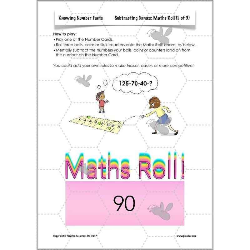 PlanBee Knowing Number Facts: Addition & Subtraction - Year 3 Maths Lessons