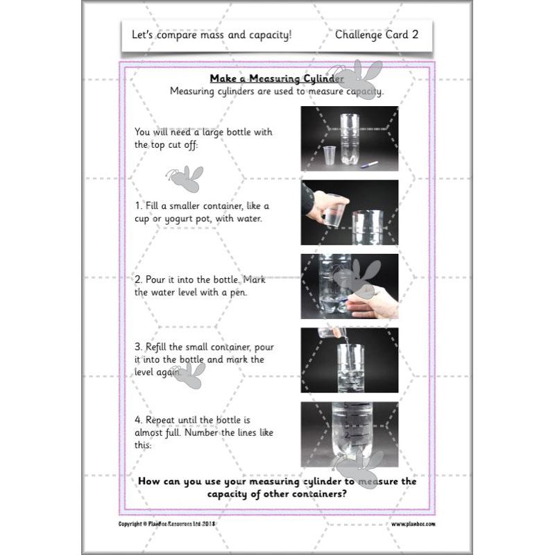 PlanBee Let’s compare mass and capacity - Year 1 Maths planning pack