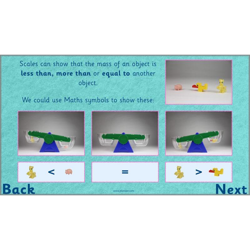 PlanBee Let’s compare mass and capacity - Year 1 Maths planning pack
