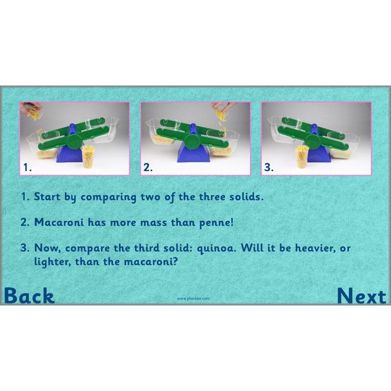 PlanBee Let’s compare mass and capacity - Year 1 Maths planning pack
