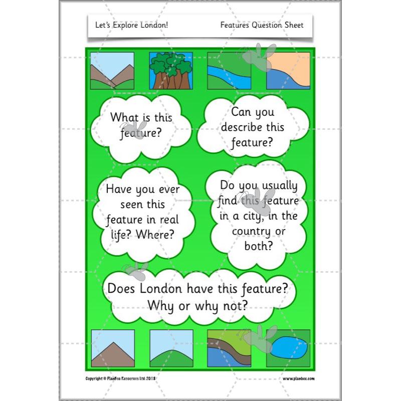 PlanBee Let's Explore London Topic KS1 Geography Lessons by PlanBee
