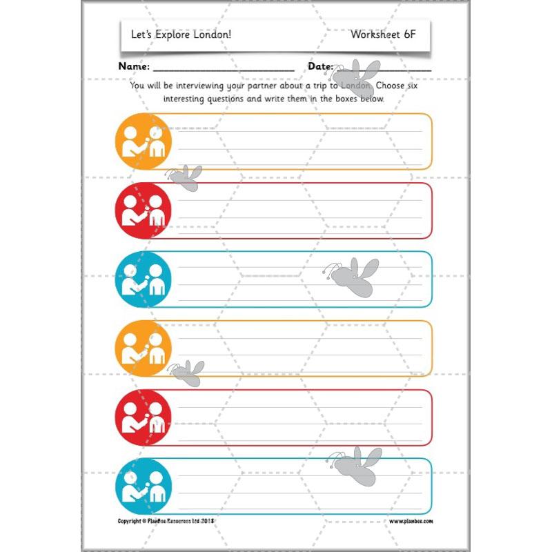 PlanBee Let's Explore London Topic KS1 Geography Lessons by PlanBee