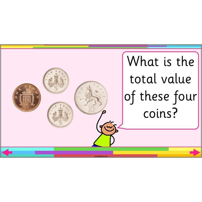 PlanBee Let’s make totals using coins 1 -  Year 1 Key Stage 1 Maths plans