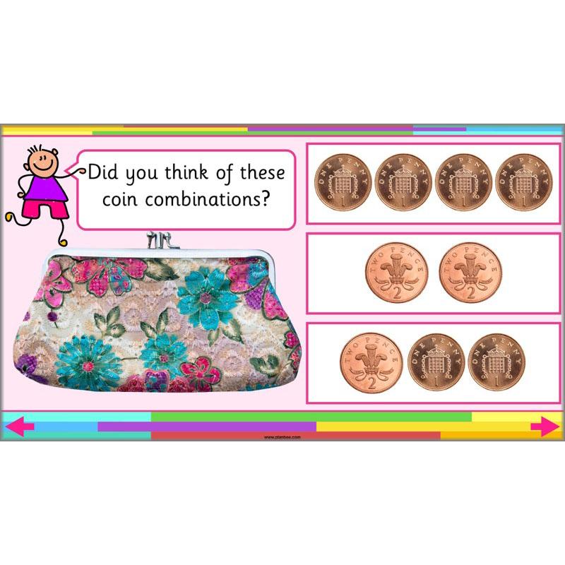 PlanBee Let’s make totals using coins 1 -  Year 1 Key Stage 1 Maths plans