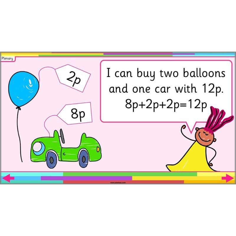 PlanBee Let’s make totals using coins 1 -  Year 1 Key Stage 1 Maths plans