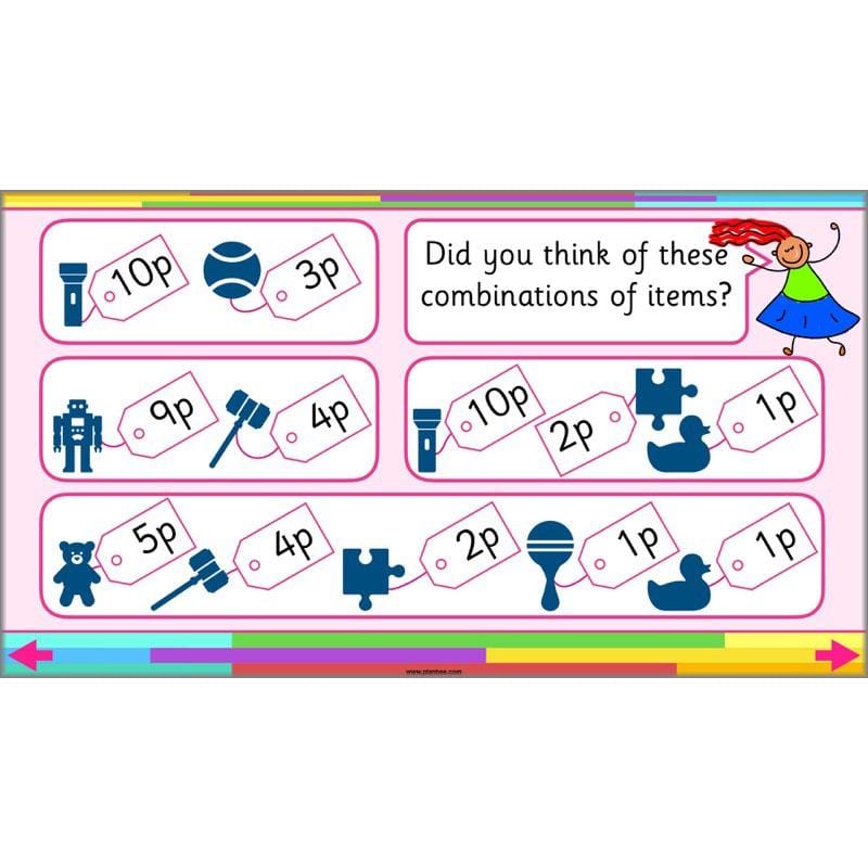 PlanBee Let’s make totals using coins 1 -  Year 1 Key Stage 1 Maths plans