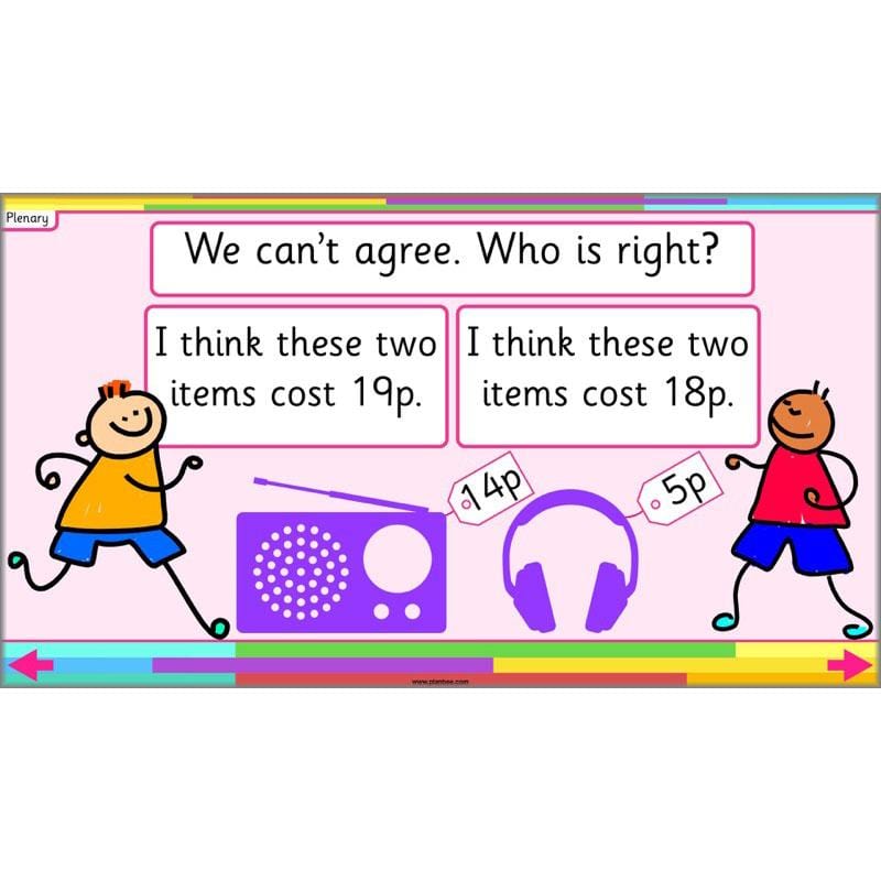 PlanBee Let’s make totals using coins 1 -  Year 1 Key Stage 1 Maths plans