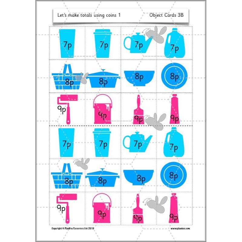 PlanBee Let’s make totals using coins 1 -  Year 1 Key Stage 1 Maths plans
