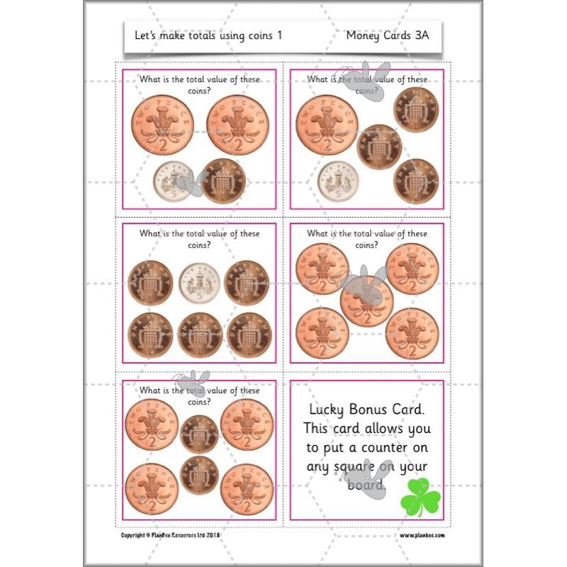 PlanBee Let’s make totals using coins 1 -  Year 1 Key Stage 1 Maths plans