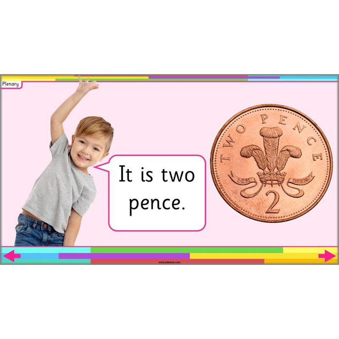PlanBee Let’s make totals using coins 1 -  Year 1 Key Stage 1 Maths plans