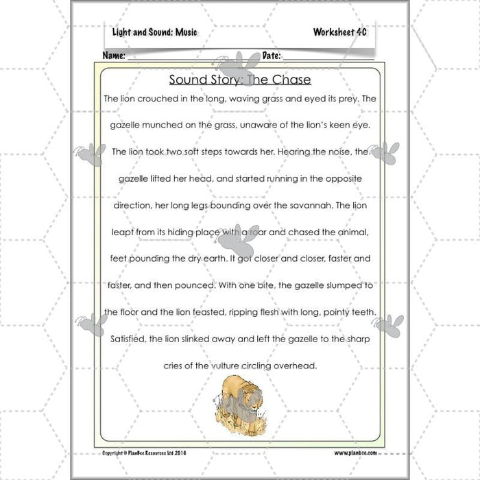 PlanBee Light and Sound KS2 Topic PlanBee Cross-Curricular Resources