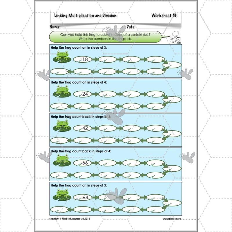 PlanBee Linking Multiplication and Division: Year 3 Primary Maths Lessons
