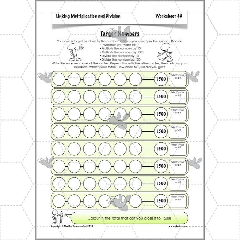 PlanBee Linking Multiplication and Division: Year 3 Primary Maths Lessons