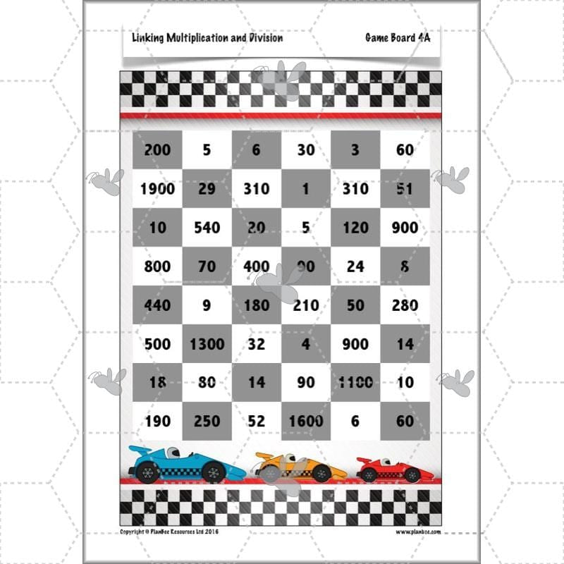 PlanBee Linking Multiplication and Division: Year 3 Primary Maths Lessons