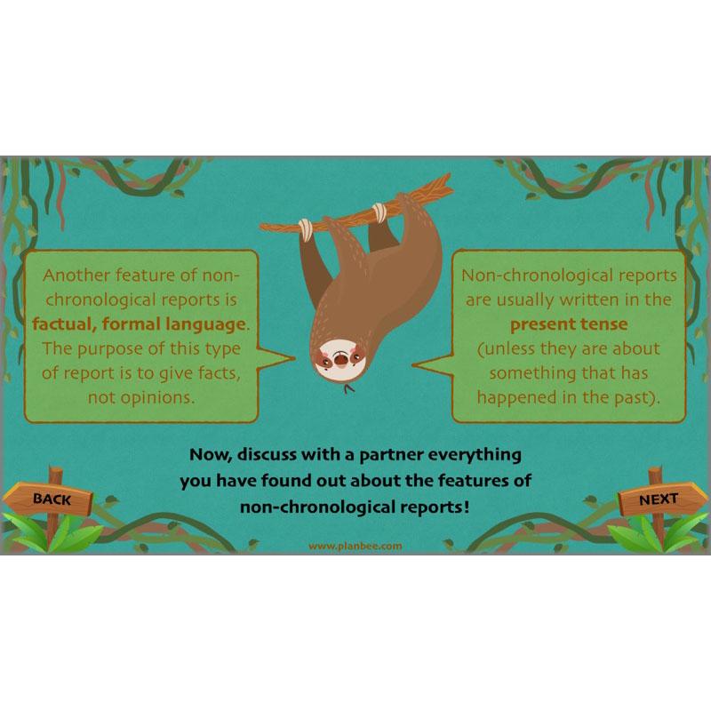 PlanBee Lost in the Rainforest: Non chronological Reports Year 3 English Plans & Resources