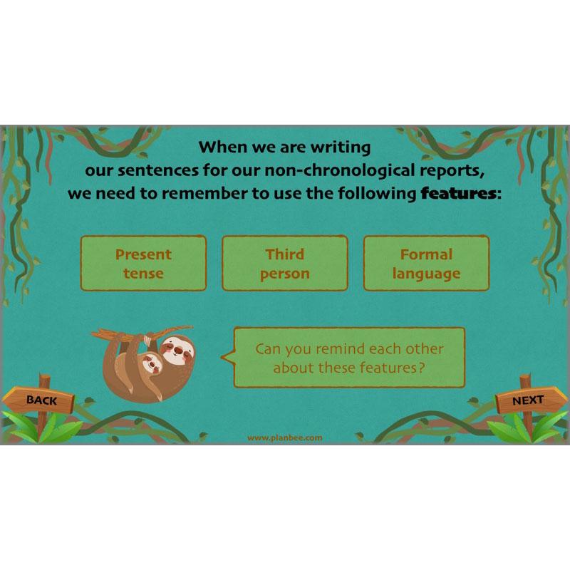 PlanBee Lost in the Rainforest: Non chronological Reports Year 3 English Plans & Resources