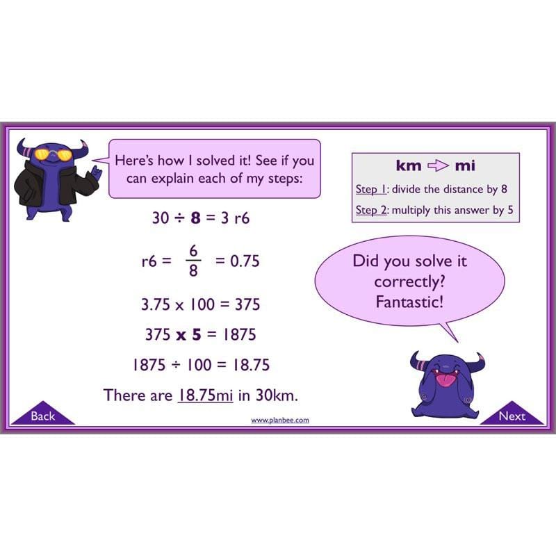 PlanBee Measures Year 6 Maths Lesson Planning and Resources
