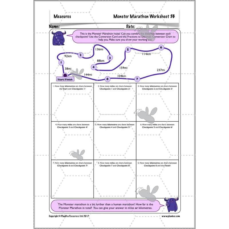 PlanBee Measures Year 6 Maths Lesson Planning and Resources
