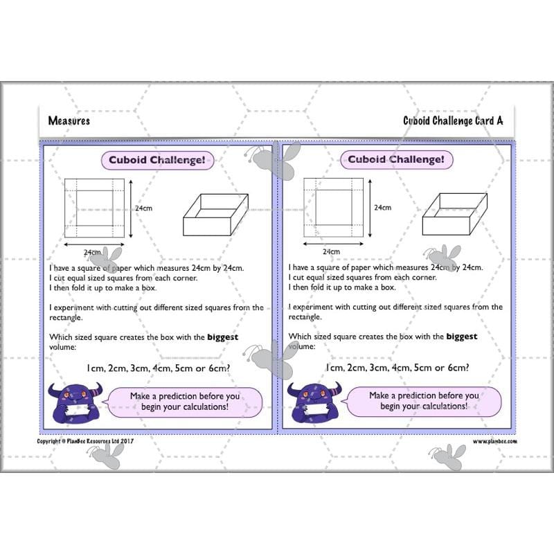PlanBee Measures Year 6 Maths Lesson Planning and Resources