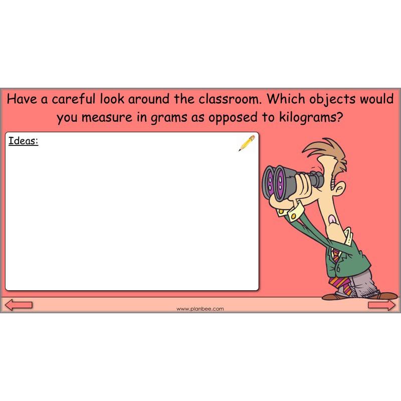 PlanBee Measuring Weight - Measurement: Primary Year 4 Maths Planning KS2
