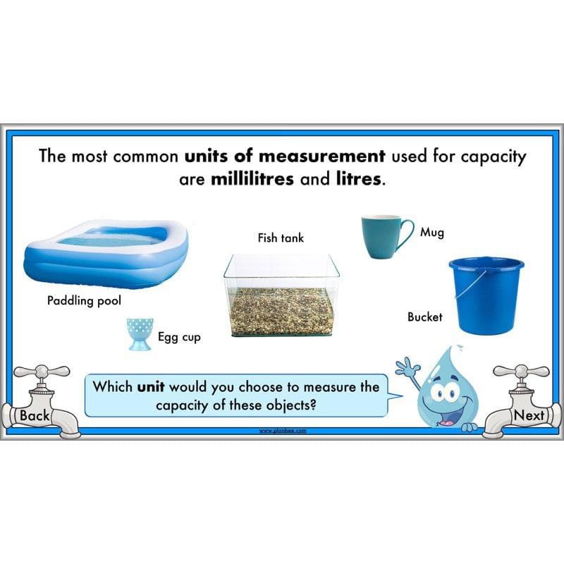 PlanBee Measuring Capacity Year 4 Maths Lesson Planning Pack