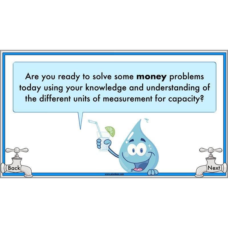 PlanBee Measuring Capacity Year 4 Maths Lesson Planning Pack